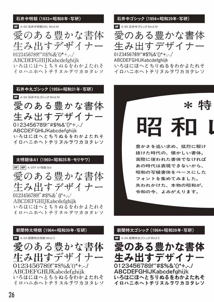 同人作家のためのフォントの本2025